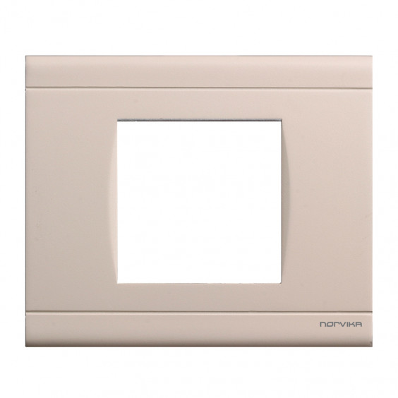 Plaque simple beige mat