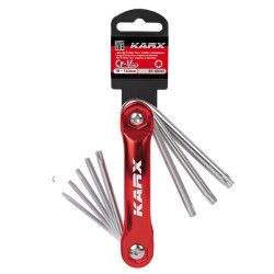 Jeu de 8 Clés Torx boitier alu