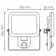 Projecteur LED extra-plat 30W + détecteur CREALYS