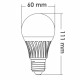 Ampoule LED E27 12W blanc chaud