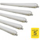 Lot de 5 Reglettes LED Etanches 120cm 40W 4000K IP65 CREALYS