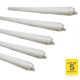 Lot de 5 Réglettes LED Etanches Câblage Traversant 120cm 40W 4000K IP65 CREALYS