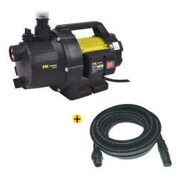 Pompe de Surface 800W Auto amorçante Mc KERSON + Kit d'Aspiration 7m Ø25mm avec Crépine STEINER