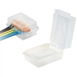 Lot de 2 Boîtiers de Connexion  Étanche Pré-rempli de gel isolant