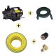 Pack Pompe de Surface 800W  + Kit d'Aspiration 7m Ø25mm + Tuyau d’arrosage Ø19mm 25m