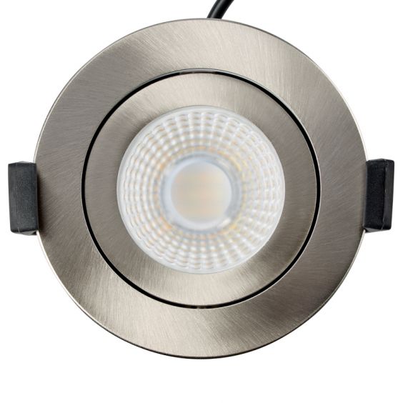 Spot à encastrer Orientable Variable IP65 CCT RT2012 6W LED Aluminium brossé WOLTZ