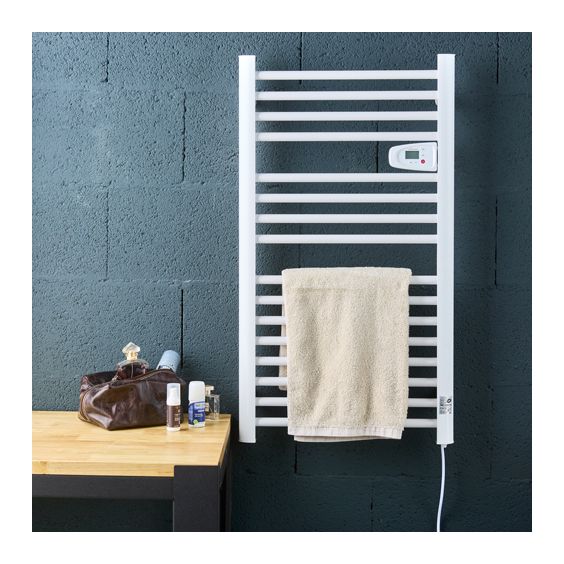 Radiateur Sèche-serviettes 500W Tubes Ronds Fil Chauffant